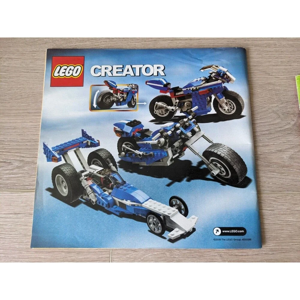 Lego City Star Wars Creator Power Miners Hero Factory World Racers - MANUAL ONLY